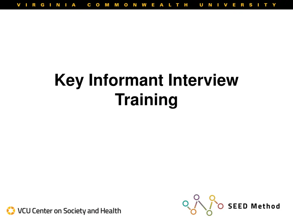 key informant interview training