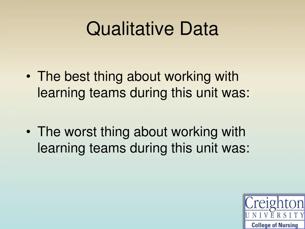 qualitative data