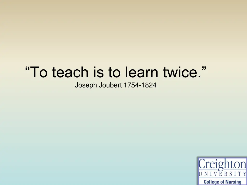 to teach is to learn twice joseph joubert 1754