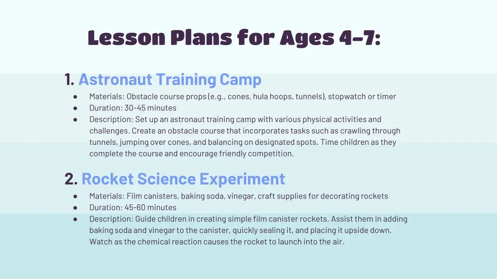 lesson plans for ages 4 7 1