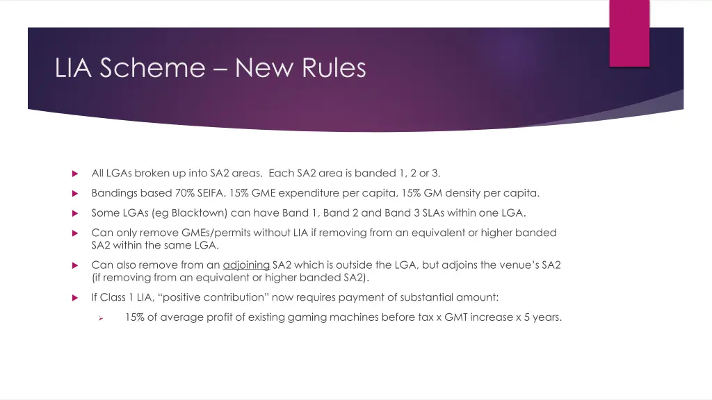 lia scheme new rules