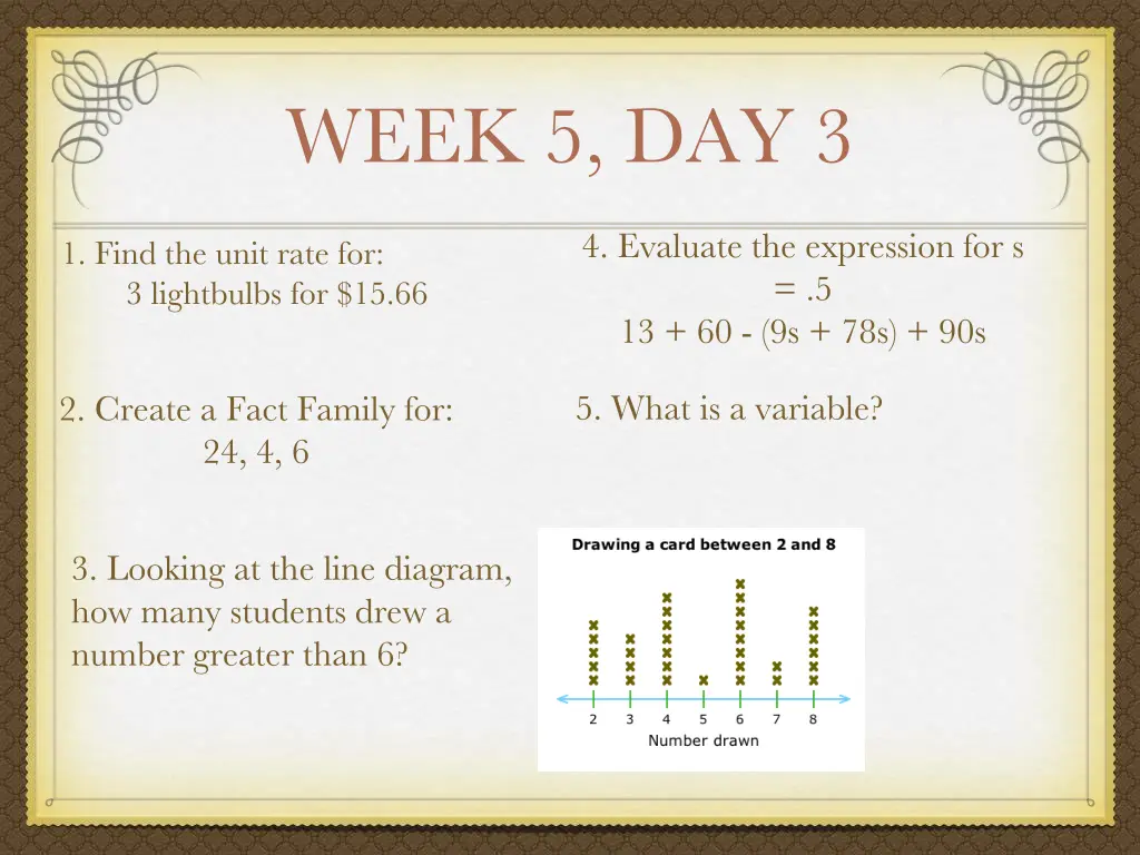 week 5 day 3