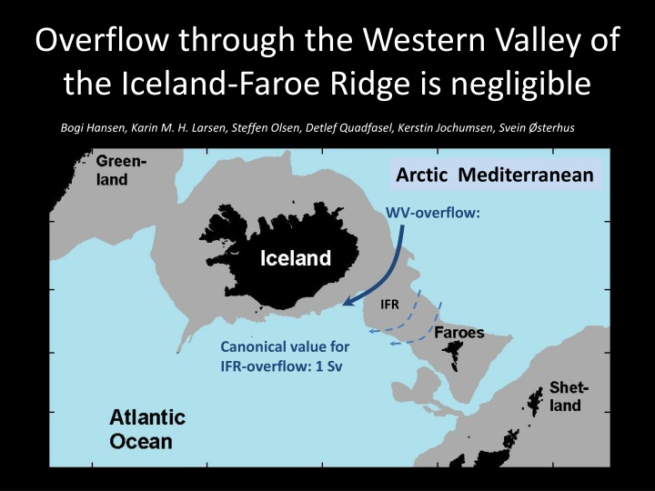 overflow through the western valley