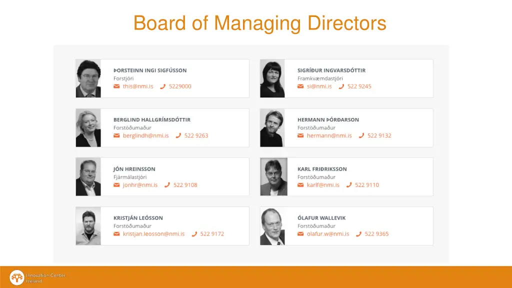 board of managing directors