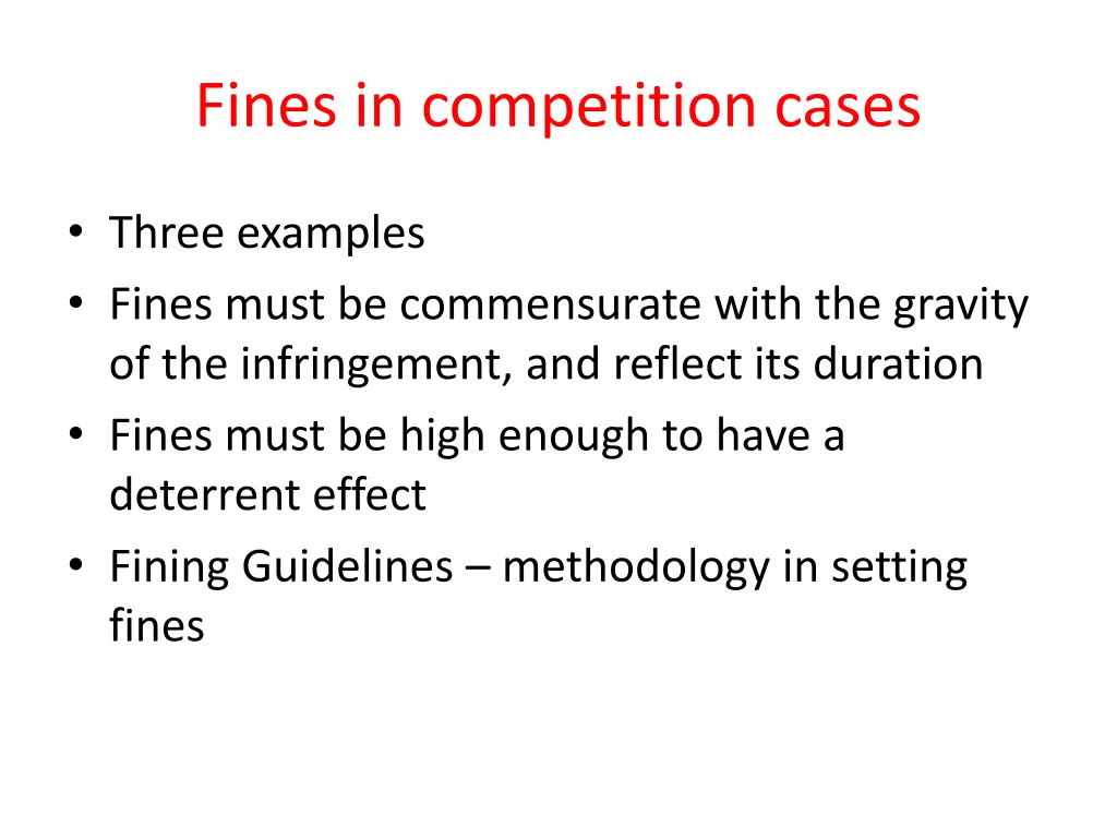 fines in competition cases