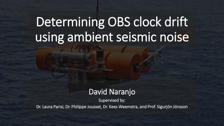 determining obs clock drift determining obs clock