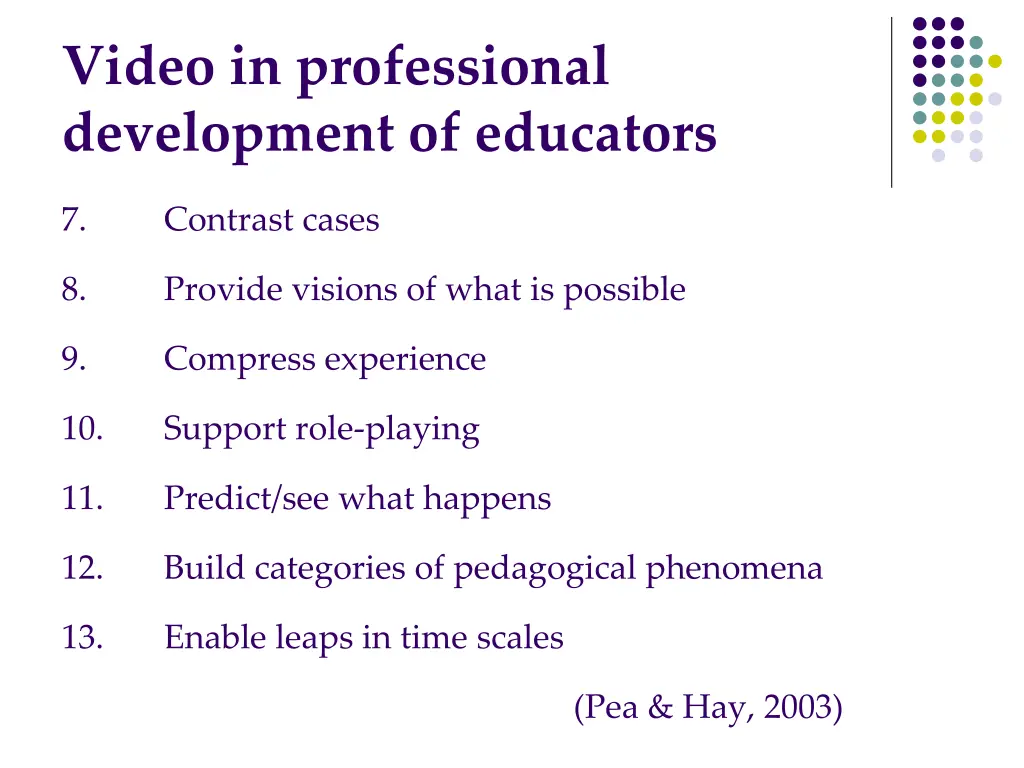 video in professional development of educators 1