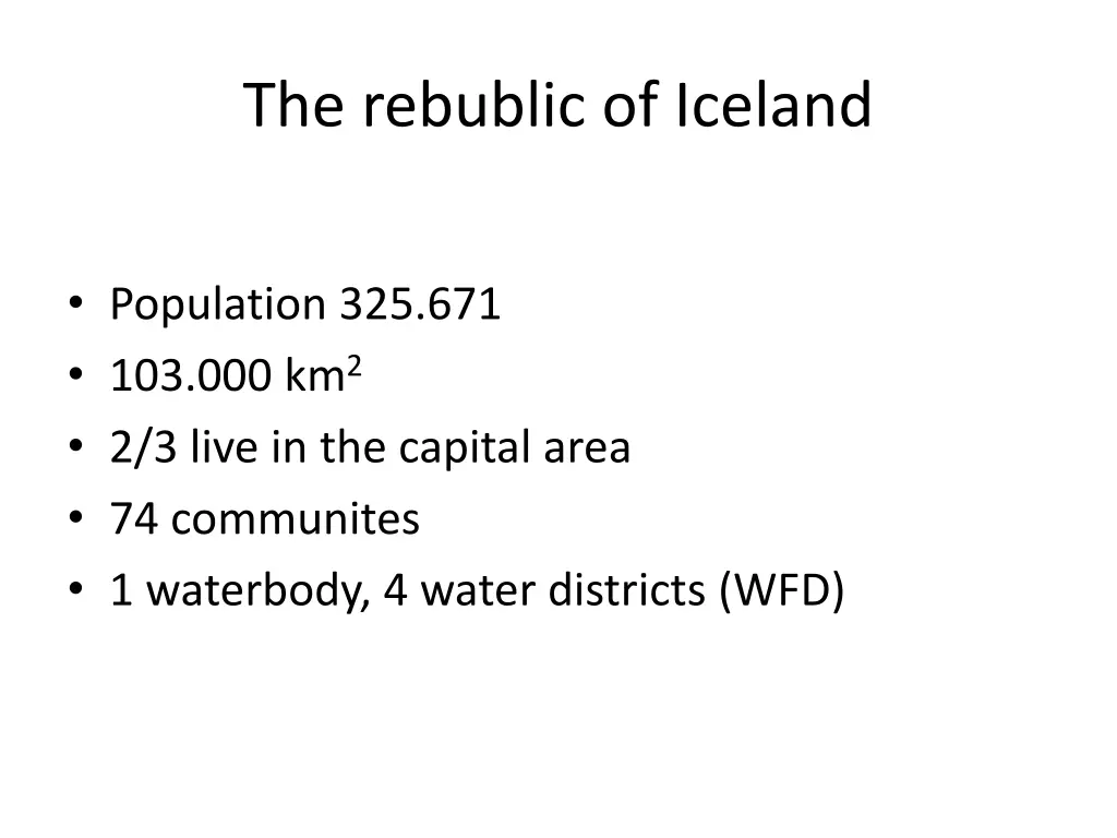 the rebublic of iceland