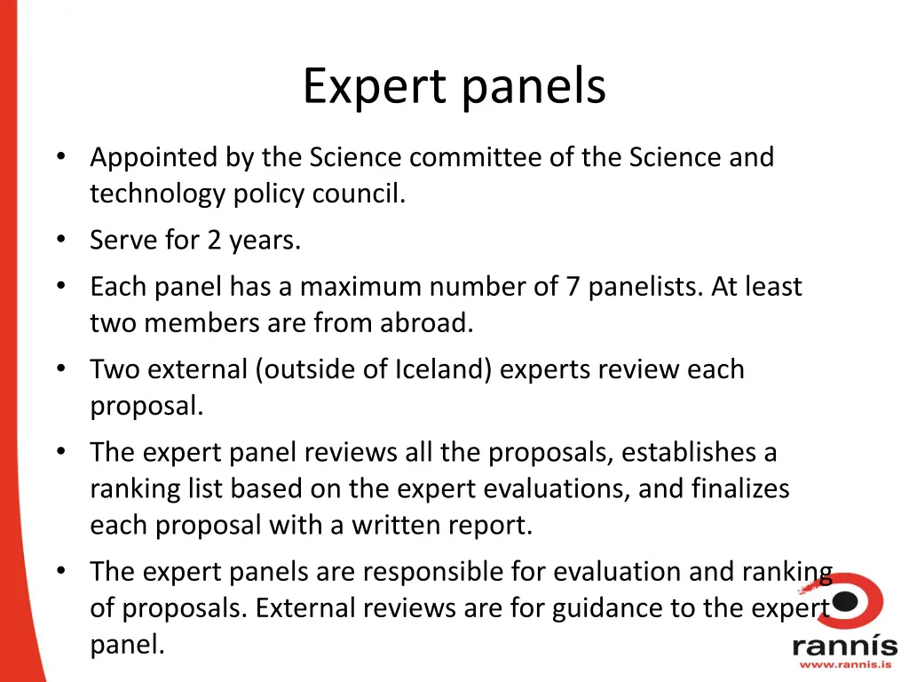 expert panels 1