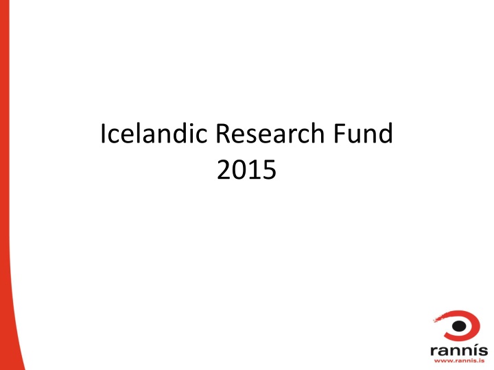 icelandic research fund 2015