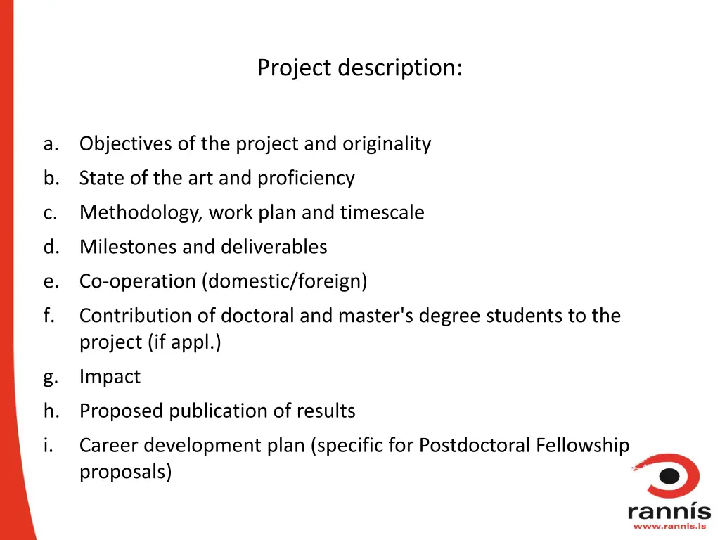 project description