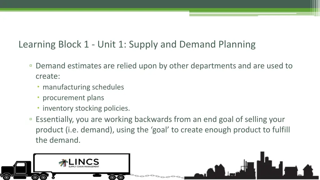 learning block 1 unit 1 supply and demand planning 1