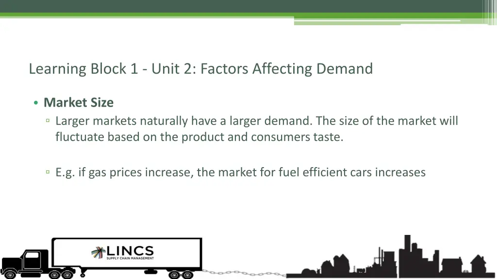 learning block 1 unit 2 factors affecting demand 1