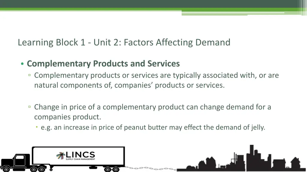 learning block 1 unit 2 factors affecting demand 2