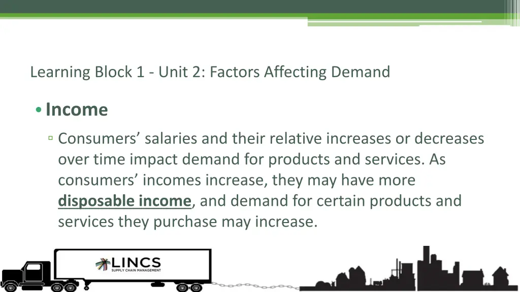 learning block 1 unit 2 factors affecting demand 6