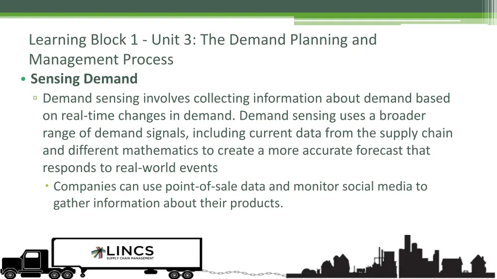 learning block 1 unit 3 the demand planning 2