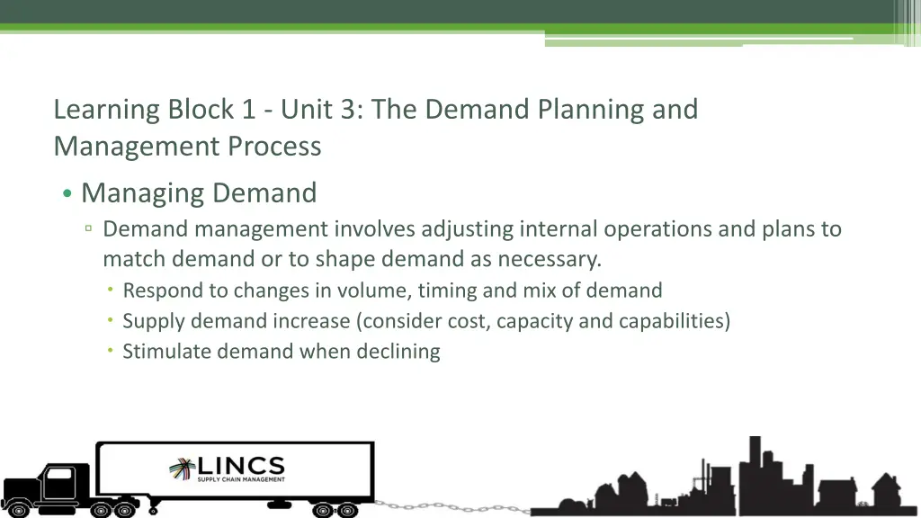 learning block 1 unit 3 the demand planning 6