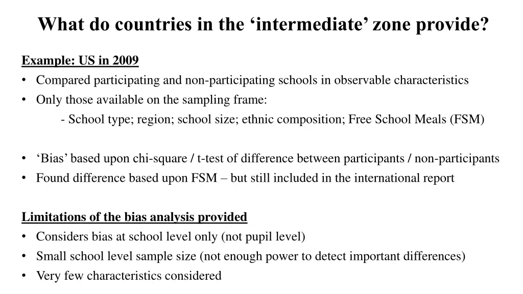 what do countries in the intermediate zone provide