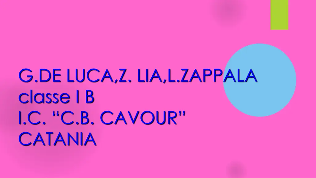 g de luca z lia l zappala classe