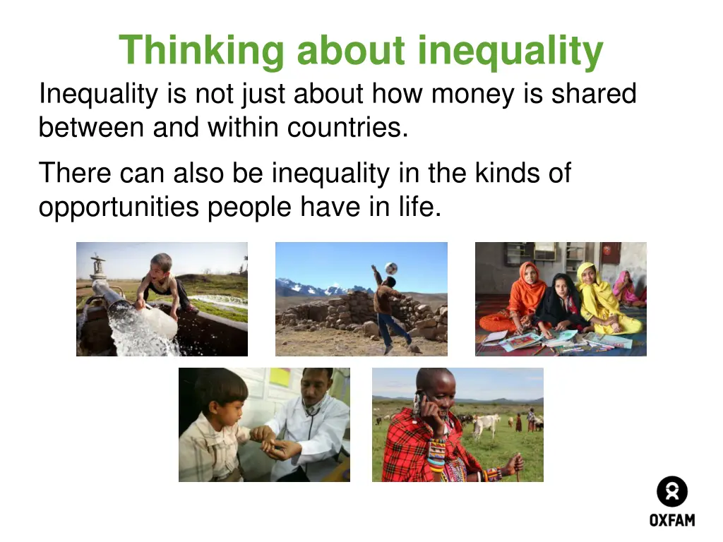 thinking about inequality inequality is not just