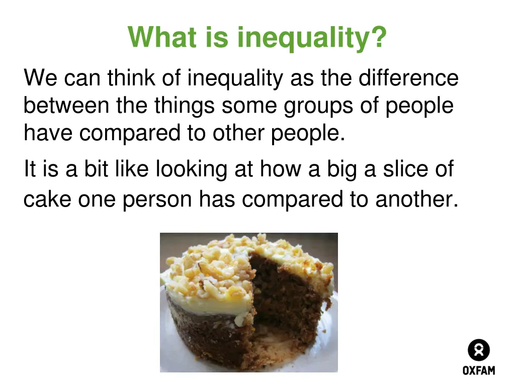 what is inequality we can think of inequality