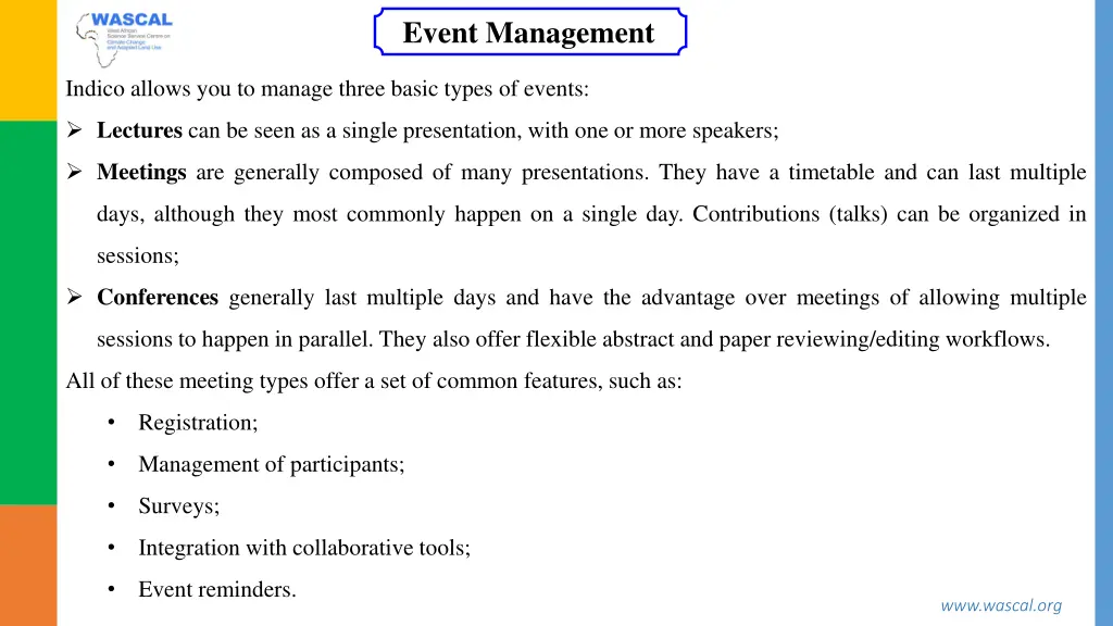 event management