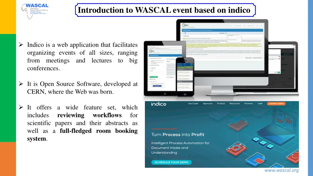 introduction to wascal event based on indico 2