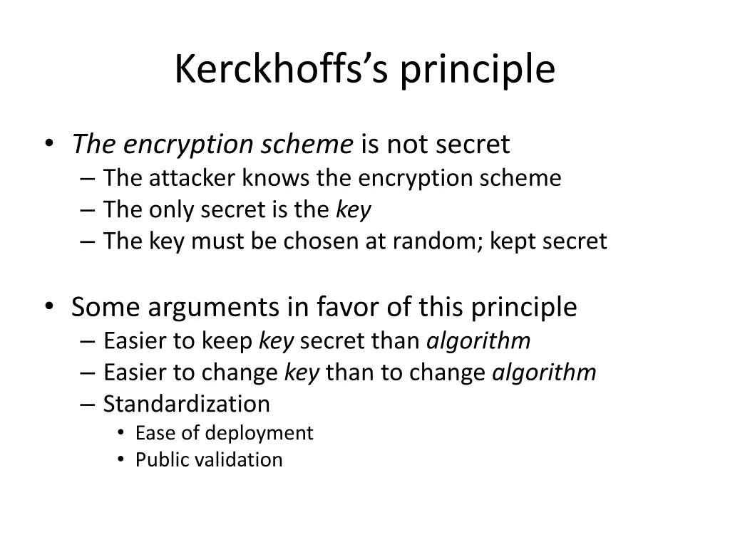 kerckhoffs s principle