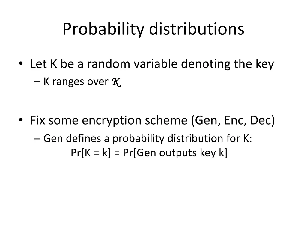 probability distributions 1