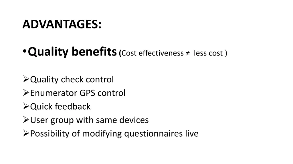 advantages 2