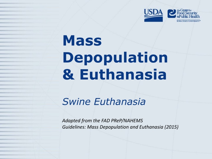 mass depopulation euthanasia