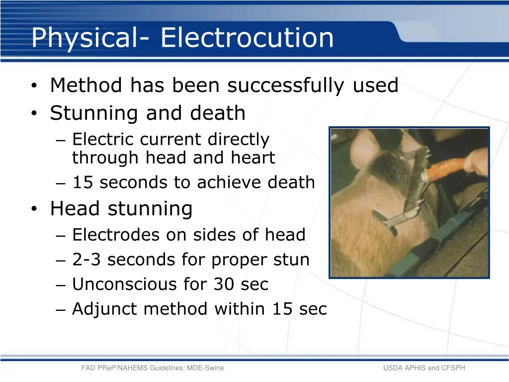 physical electrocution