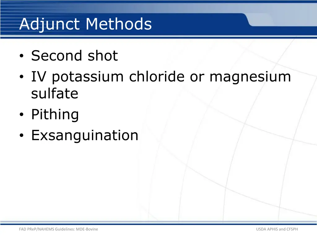 adjunct methods