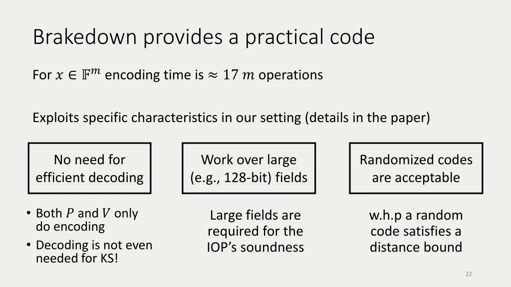 brakedown provides a practical code