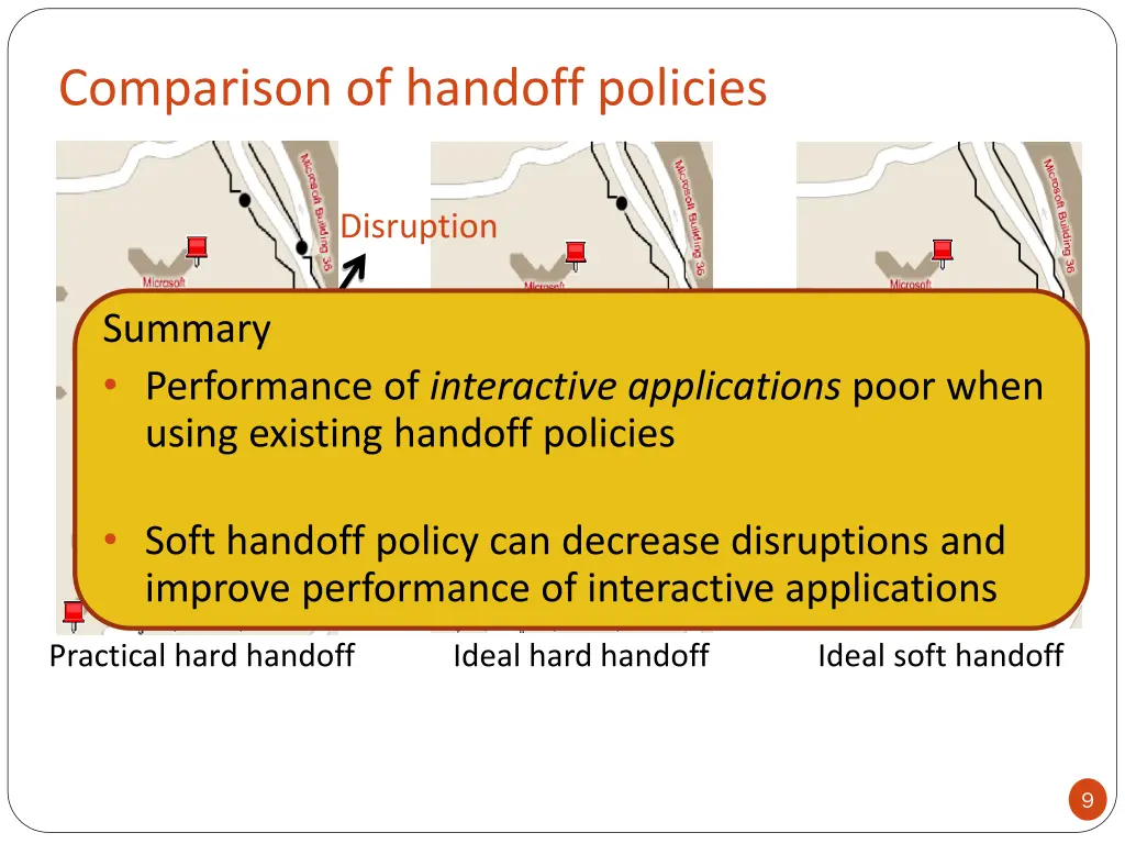 comparison of handoff policies