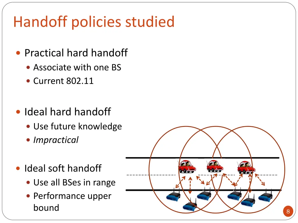 handoff policies studied 1