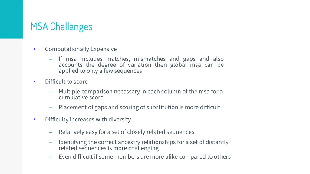 msa challanges