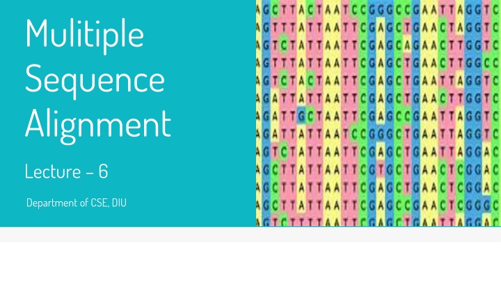 mulitiple sequence alignment