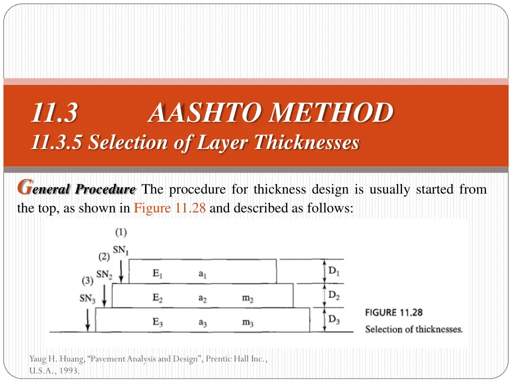 11 3 aashto method 11 3 5 selection of layer 2