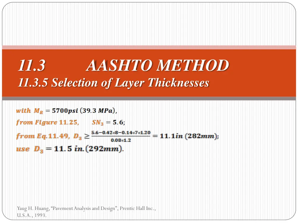 11 3 aashto method 11 3 5 selection of layer 7