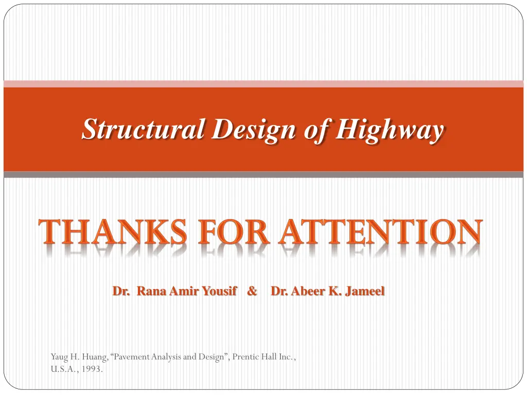 structural design of highway 1