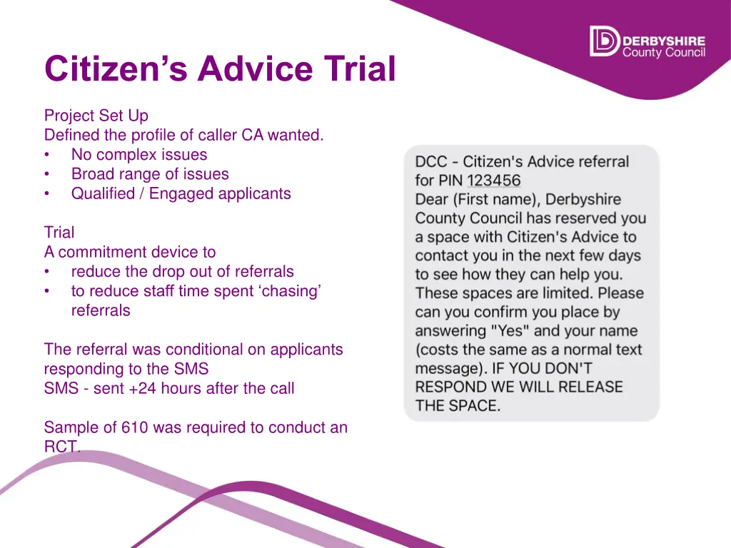 citizen s advice trial