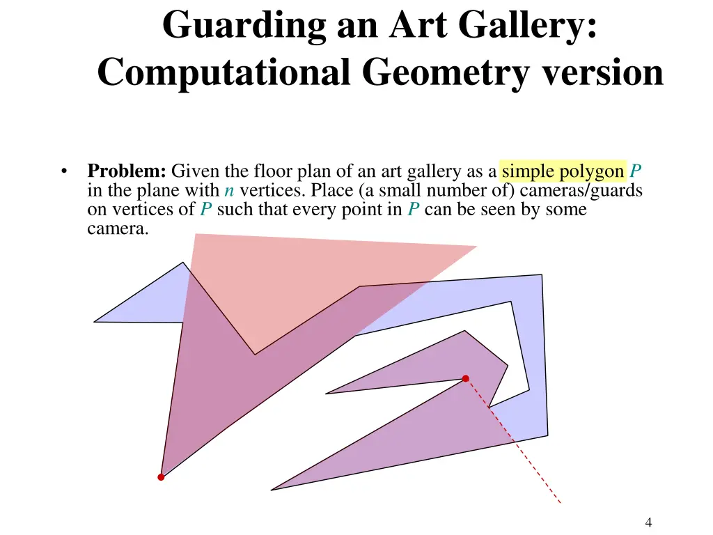 guarding an art gallery computational geometry