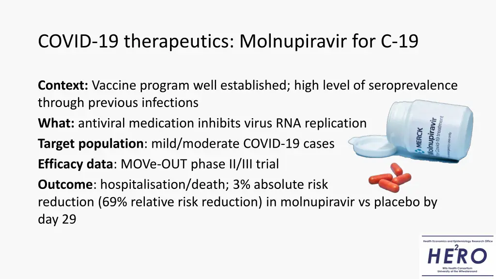 covid 19 therapeutics molnupiravir for c 19