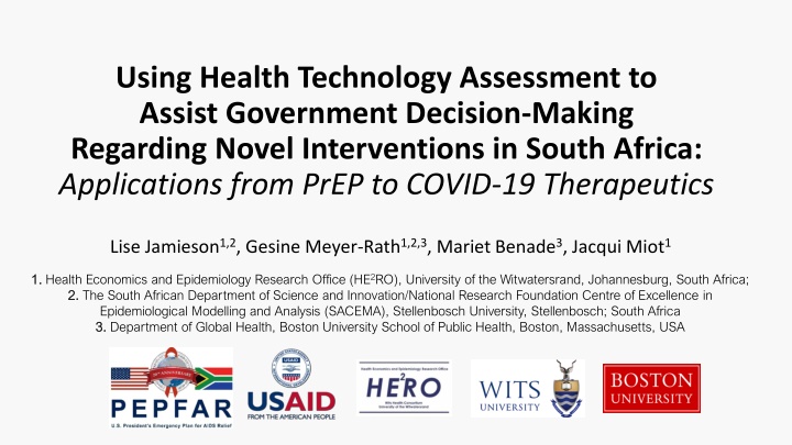 using health technology assessment to assist