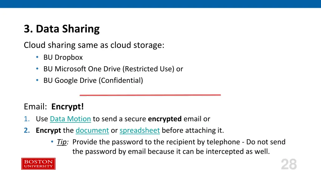 3 data sharing