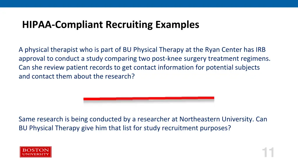 hipaa compliant recruiting examples