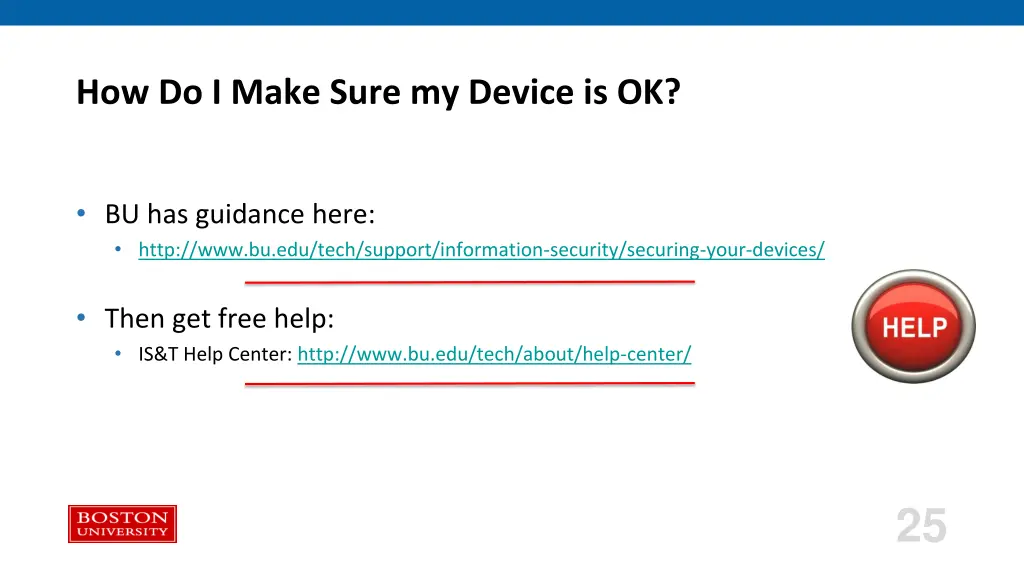 how do i make sure my device is ok