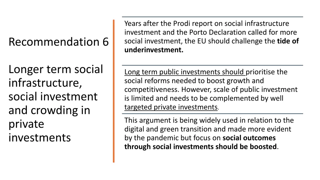 years after the prodi report on social