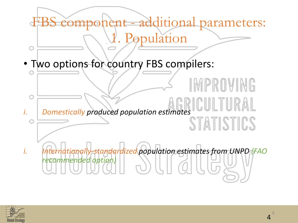 fbs component additional parameters 1 population